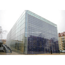 Thermal Break Aluminium Profile Tempered Glass Facade